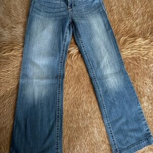 Ariat Women's Flare Jeans in Classic Blue